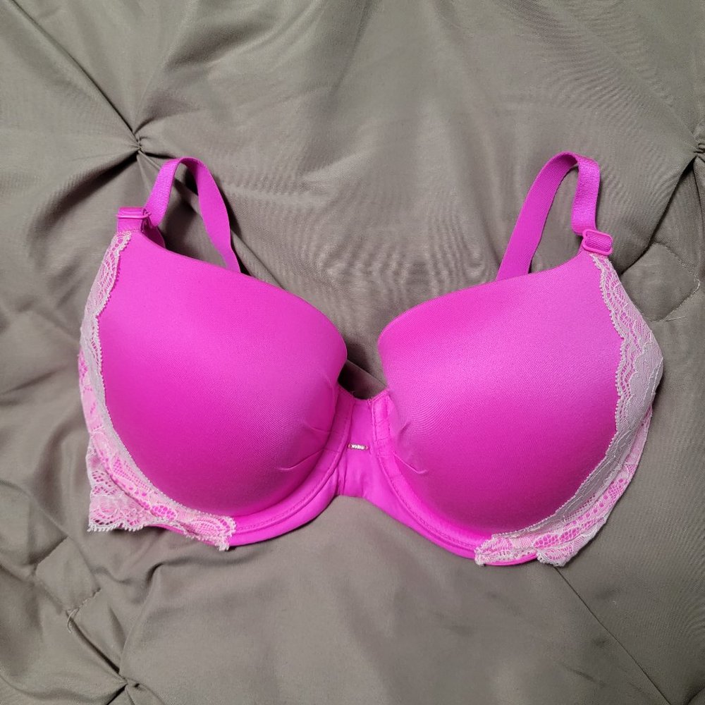 BRA | Victoria's Secret - Fabulous - Lined Demi Bra - 32DD, Fuchsia